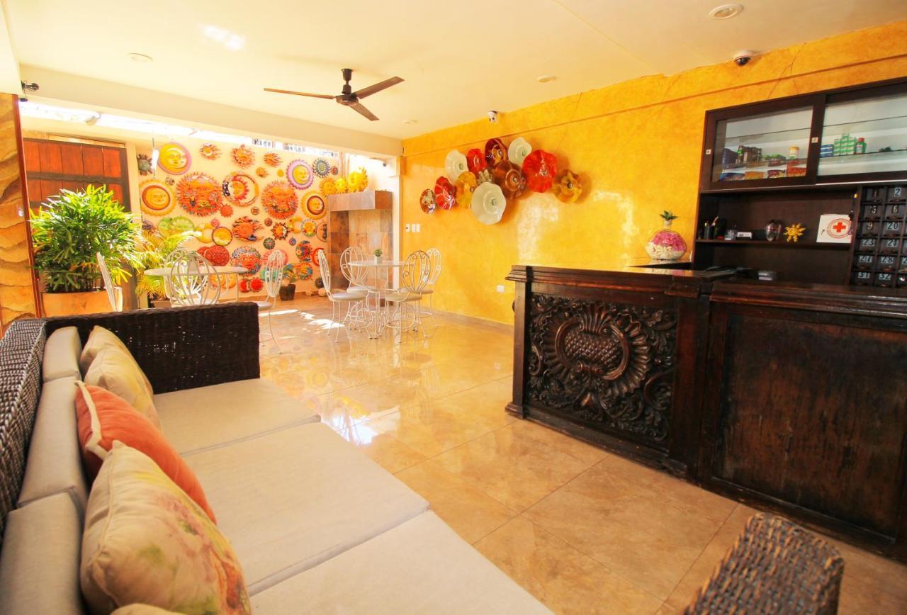 Papagayo Hotel Boutique Playa del Carmen Eksteriør billede Reception